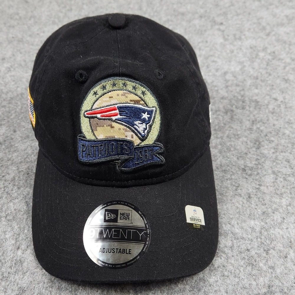 New England Patriots Hat Men Black Camo Salute To Service NFL Military New Era